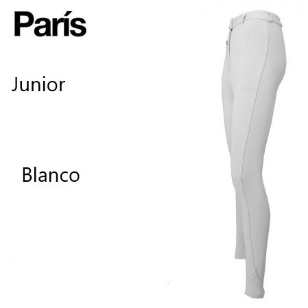 Pantalones montar Paris niños blancos.