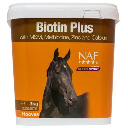 Biotina Plus casco caballo 3kg.