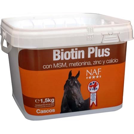 Biotina Plus casco caballo.