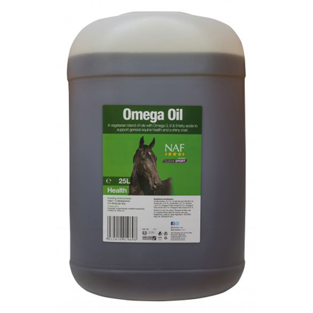 Aceeite Omega Oil caballos 25l.