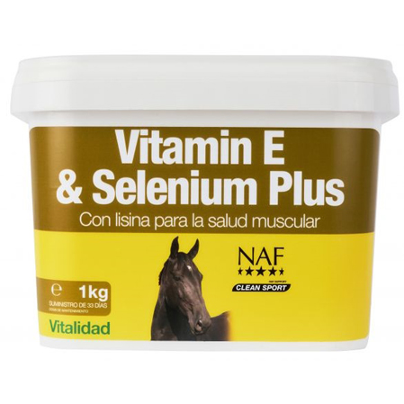 Vitamina E Selenium caballos.