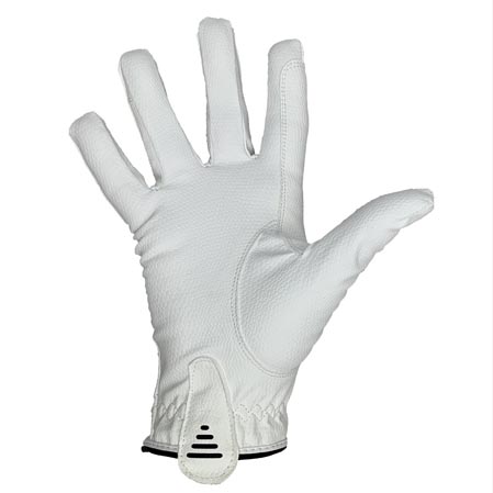 Guantes Equiline X-Glove blanco palma.
