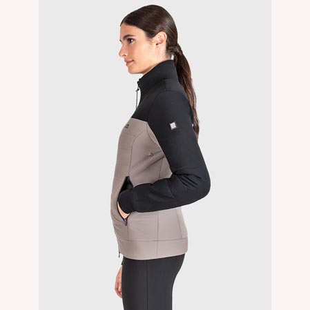 Chaqueta Equiline Donna Deep Sand lateral.