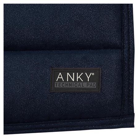 Mantilla doma Anky Dark navy logo.