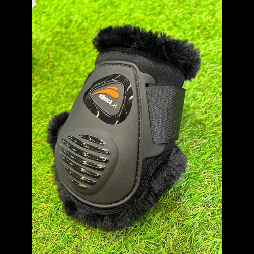 Protectores Equick Elight Panther Negro Traseros.