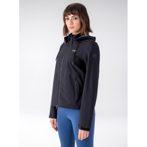 Chaqueta Impermeable Equiline Mujer Negro 1.