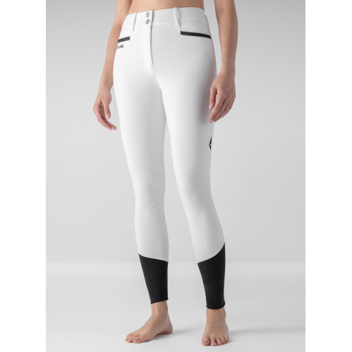 Pantalones Equiline FullGrip Mujer Blanco 1.
